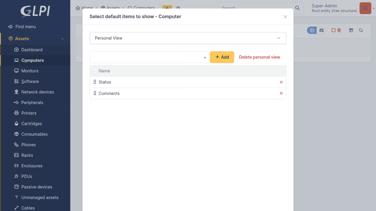 Add Comments independently to personal and global views after the reference repair