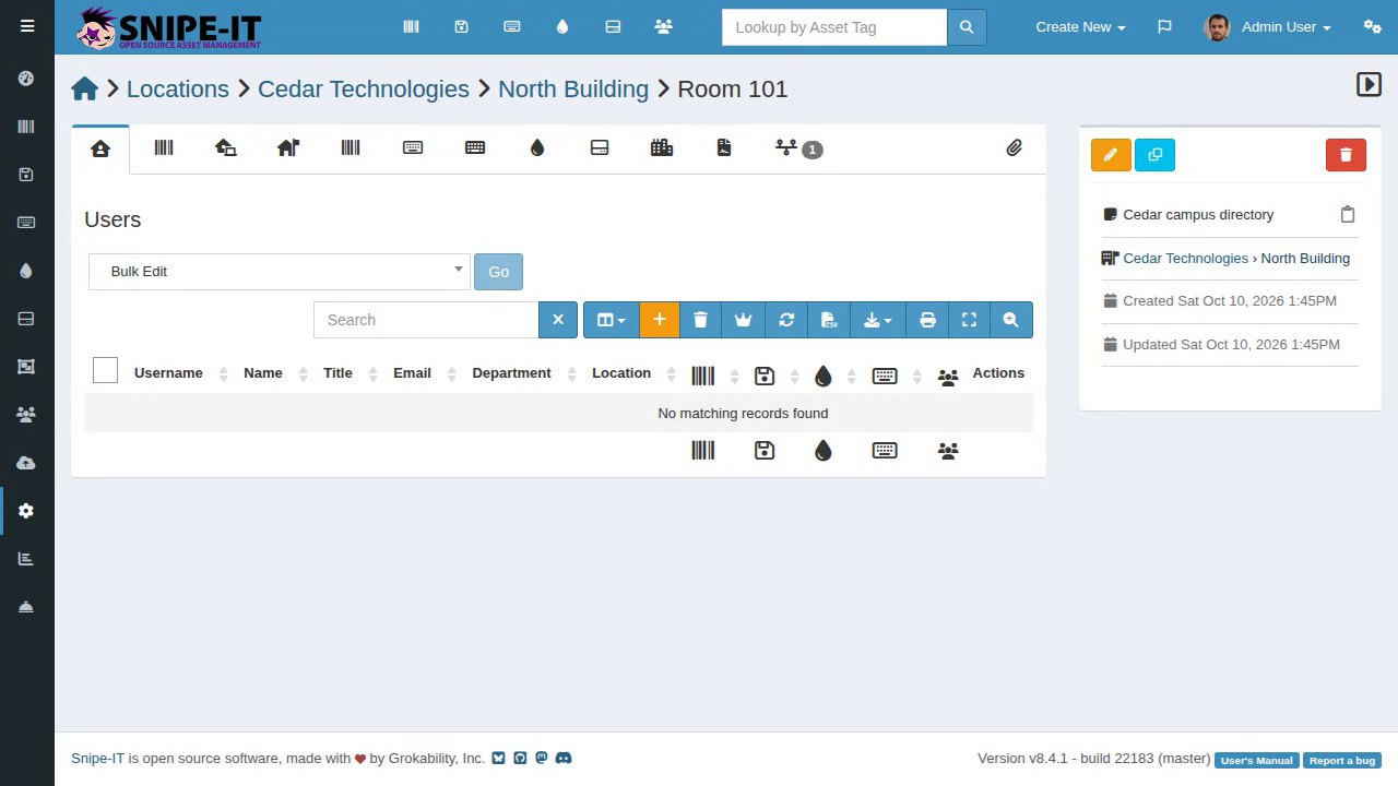 Show a room’s complete location ancestry after the reference repair