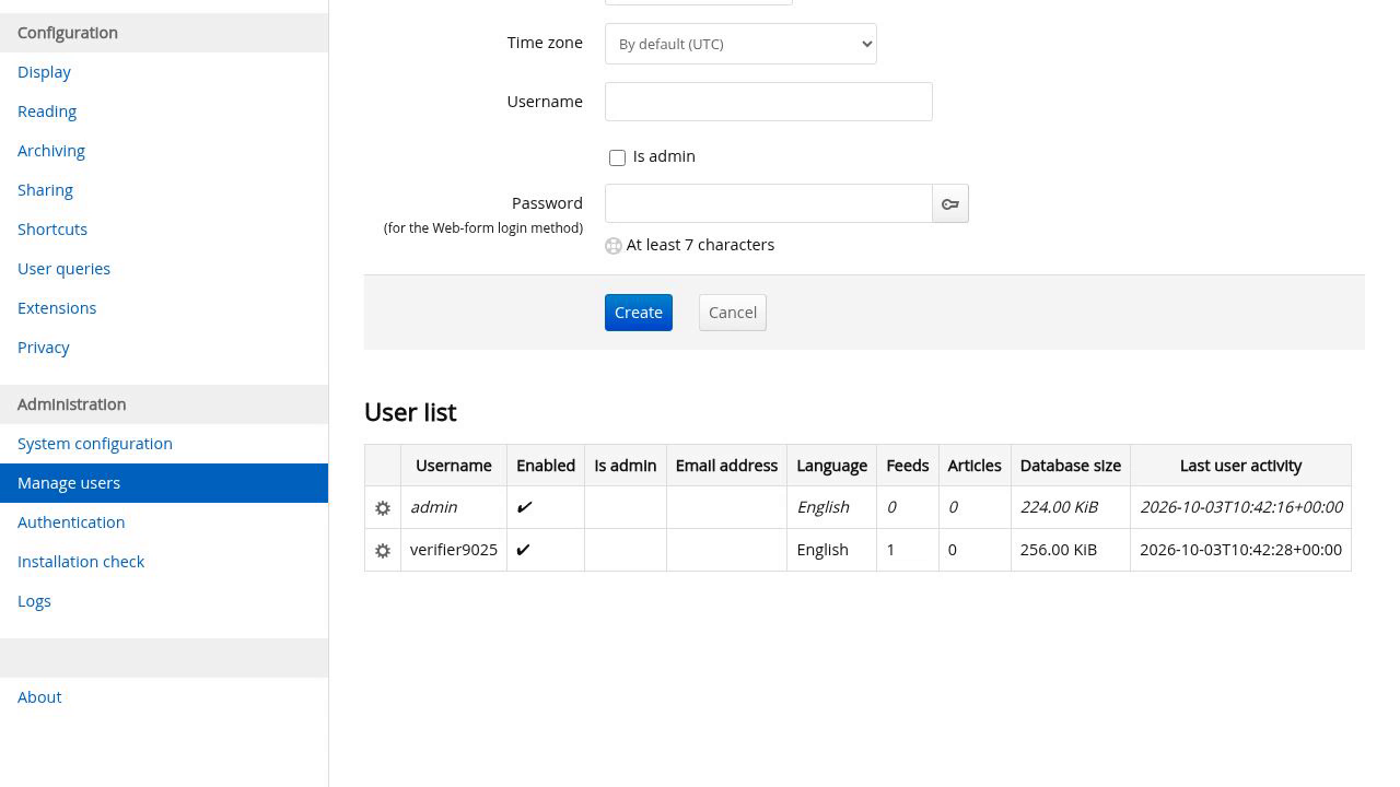 Create a user without premature validation errors after the reference repair