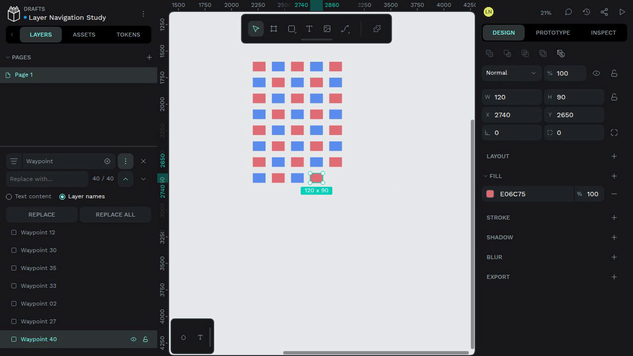 Keep the workspace layout stable while navigating a long layer list after the reference repair