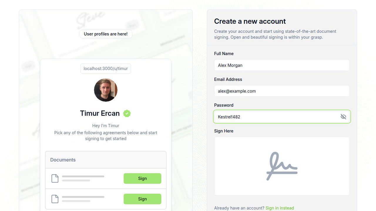 Clear signup errors while correcting fields after the reference repair